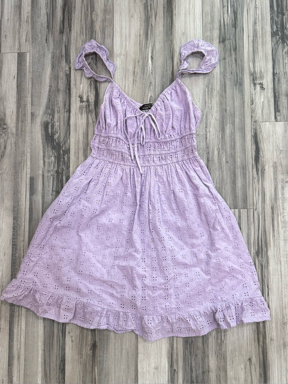 Lilac Eyelet Sundress